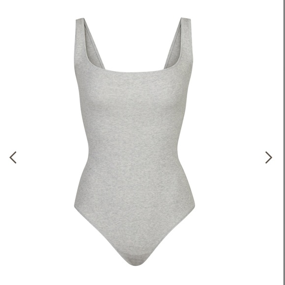 SKIMS Tops - Skims Cotton Ribbed Tank Bodysuit